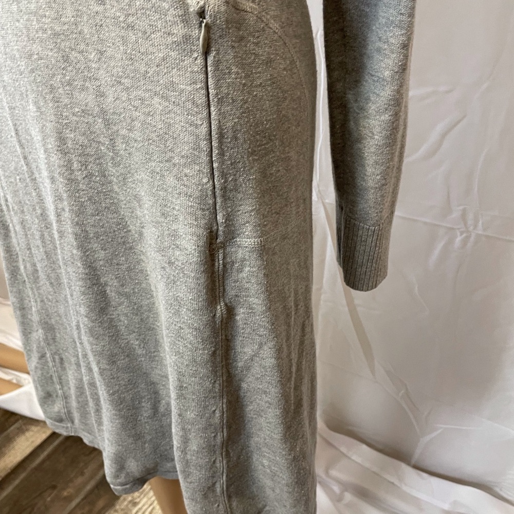 Athleta Gray Cowl Neck Long Sleeve Dress Gray Women’s Medium - Picture 4 of 9